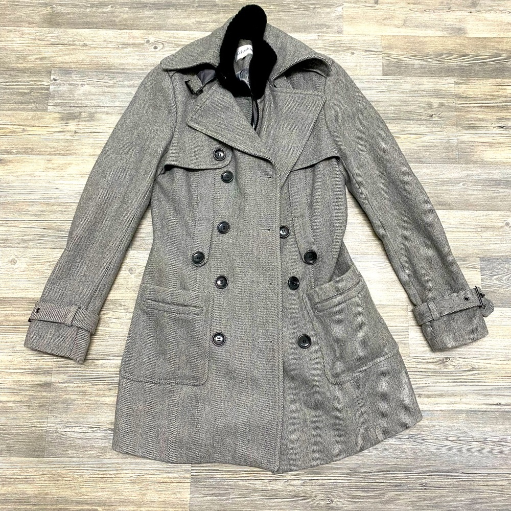 Calvin Klein Grey Coat